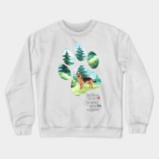 Pawprint Alsatian Crewneck Sweatshirt